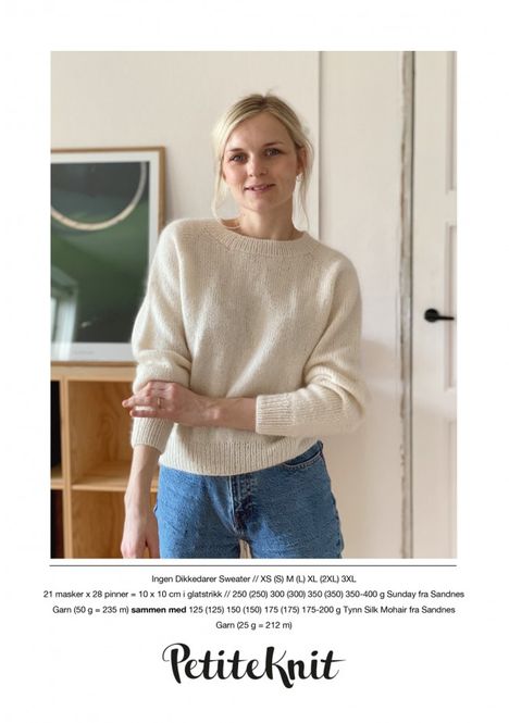 Hovedbilde Ingen Dikkedarier Sweater - oppskrift