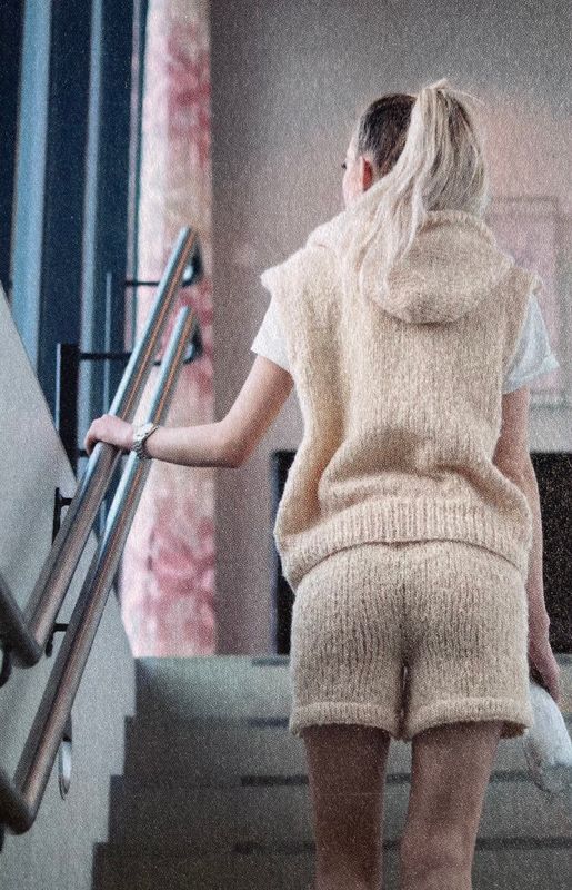 Enkeltmønster - Weekday  Sleeveless Hoodie & Shorts